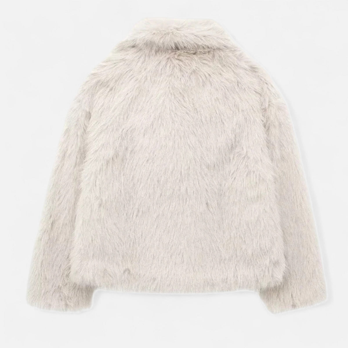 Dames Winterjas Elegant – Warme Fluffy Mantel