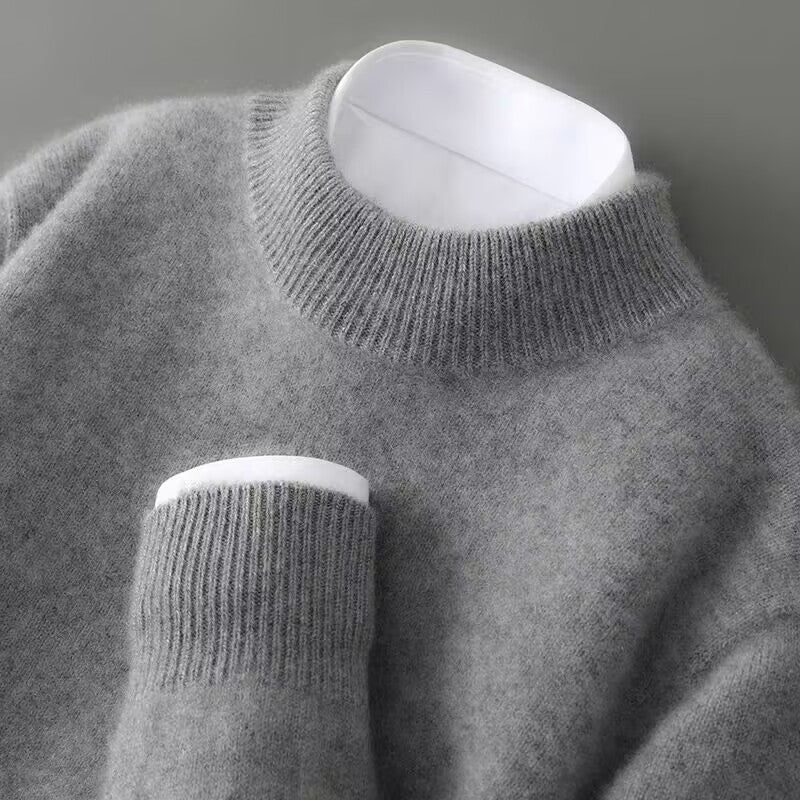 Valerio – Heren Trui Elegant Warm Slim Fit Fijngebreid Luxe Look