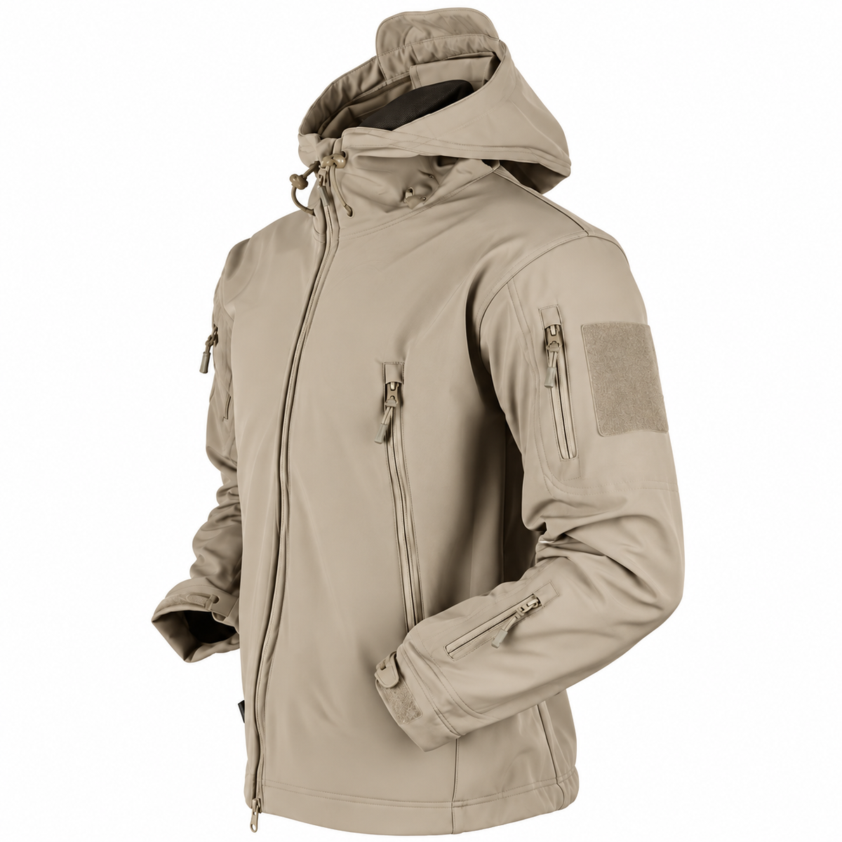 Heren Winddichte Outdoor Jas met Fleecevoering