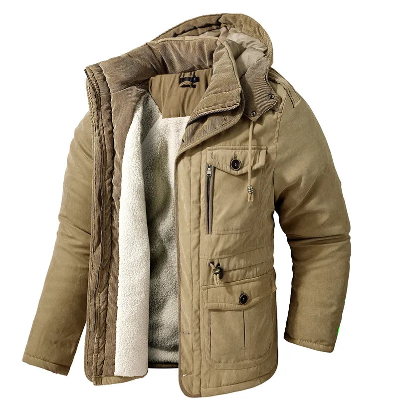 Daro – Heren Winterjas Warm Waterdicht Gevoerd Stijlvol