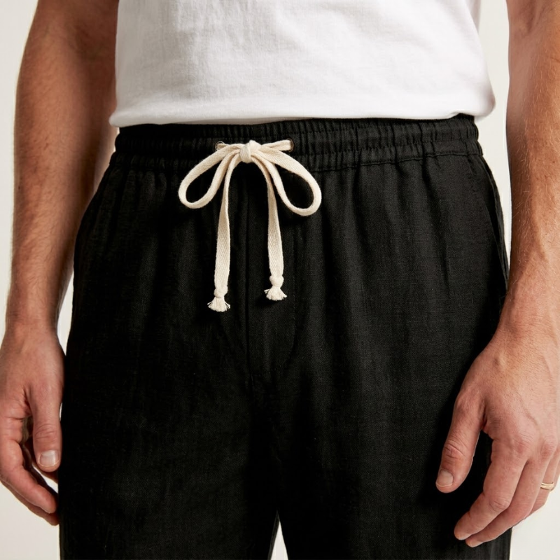 Cas – Linnen Broek Heren Zomer Luchtige Broek Heren Strandbroek Casual