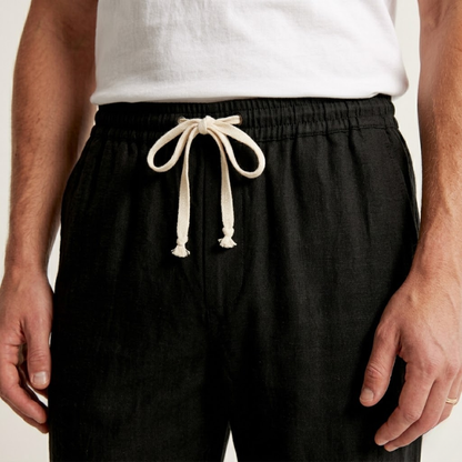 Cas – Linnen Broek Heren Zomer Luchtige Broek Heren Strandbroek Casual