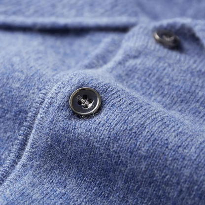 Heren Polo Trui – Lichtgewicht Herentrui Met Polokraag Slim Fit