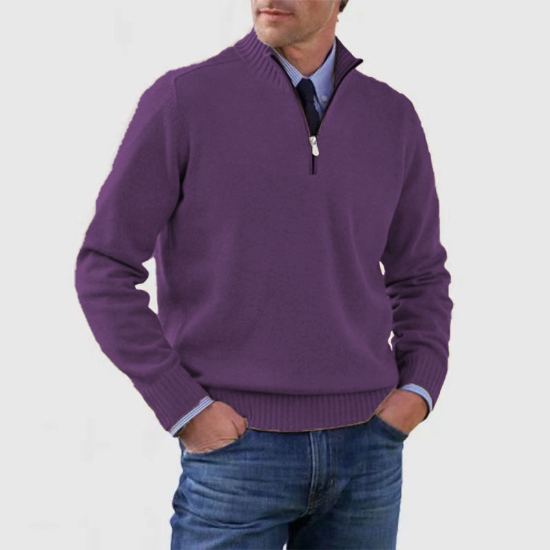 Reno – Half-zip Trui Heren Warme Regular Fit Stijlvol
