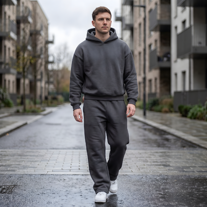 Heren Trainingspak Oversized - Hoodie en Joggingbroek Set, 2-Delig