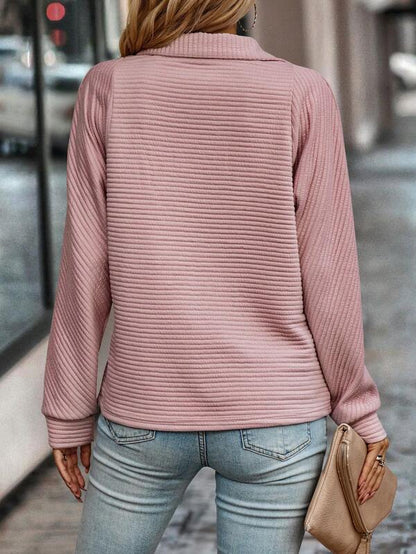 Dames Sweater Met Col – Elegante Coltrui Dames Met Ritssluiting Warm Casual & Stylish