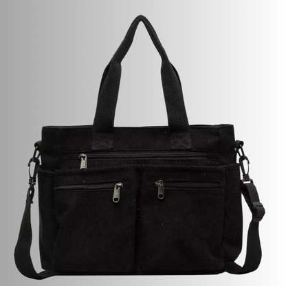 Dames Shopper Tas – Corduroy Schoudertas Groot