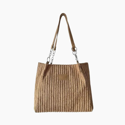 Ribbel Shopper - Ruime Damestas met Schouderhengsels