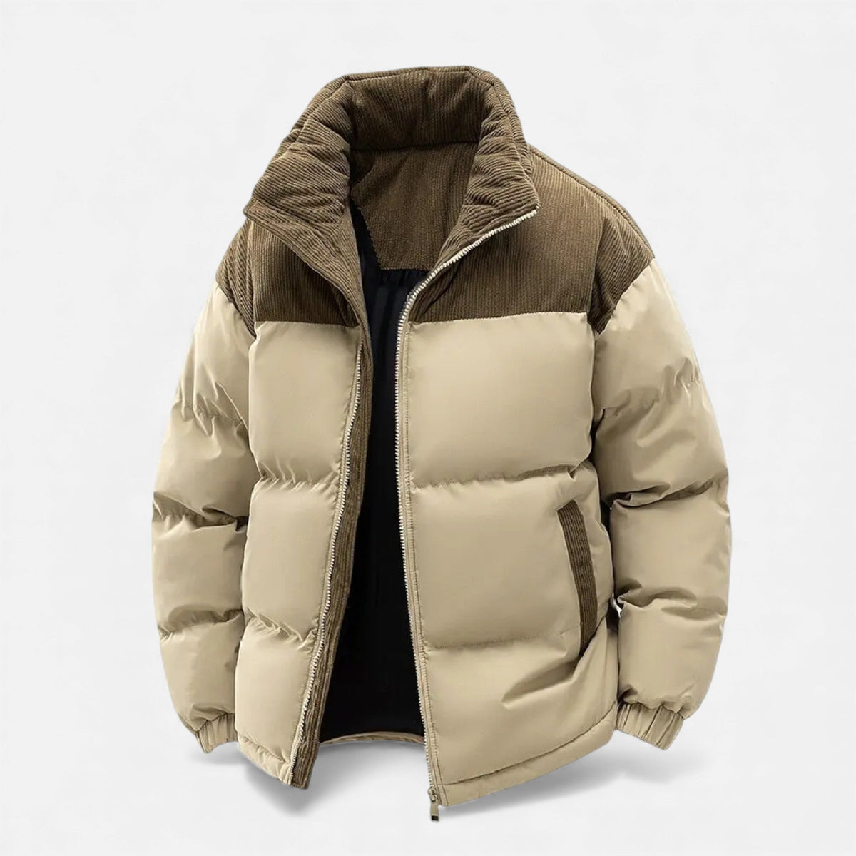 Heren Winterjas Warm – Fleece Gevoerd Winterjack Heren Met Afneembare Capuchon