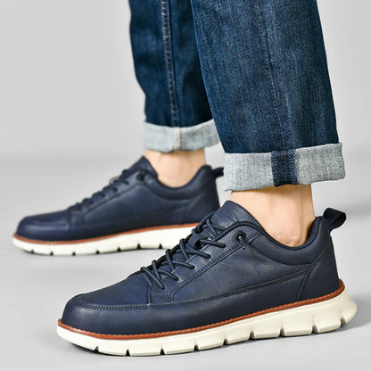 Heren Leren Sneakers – Lichtgewicht Draagcomfort
