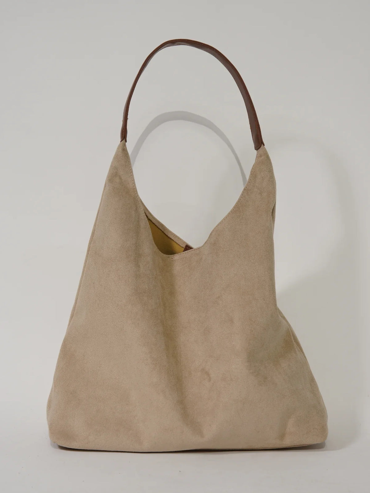 Dames Schoudertas Set – Suède Look Tas Met Clutch