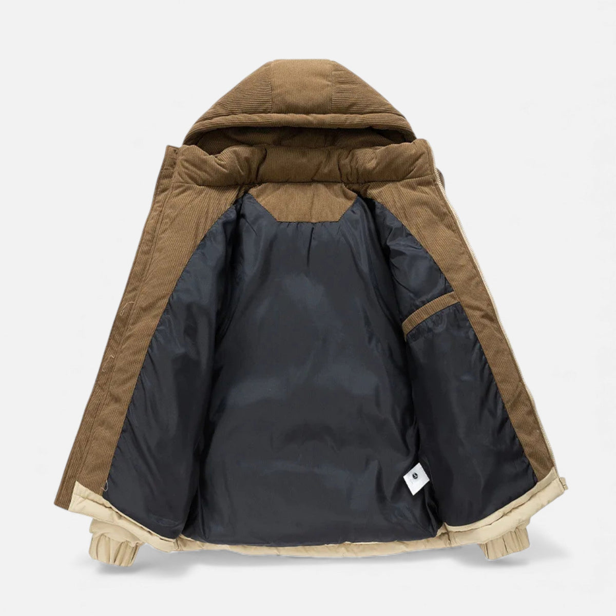 Heren Winterjas Warm – Fleece Gevoerd Winterjack Heren Met Afneembare Capuchon