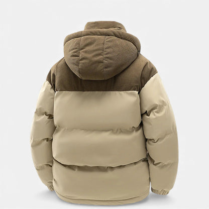 Heren Winterjas Warm – Fleece Gevoerd Winterjack Heren Met Afneembare Capuchon