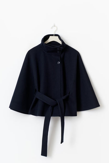 Virella – Dames Winterjas Cape Model Elegant Warm Losvallend Design