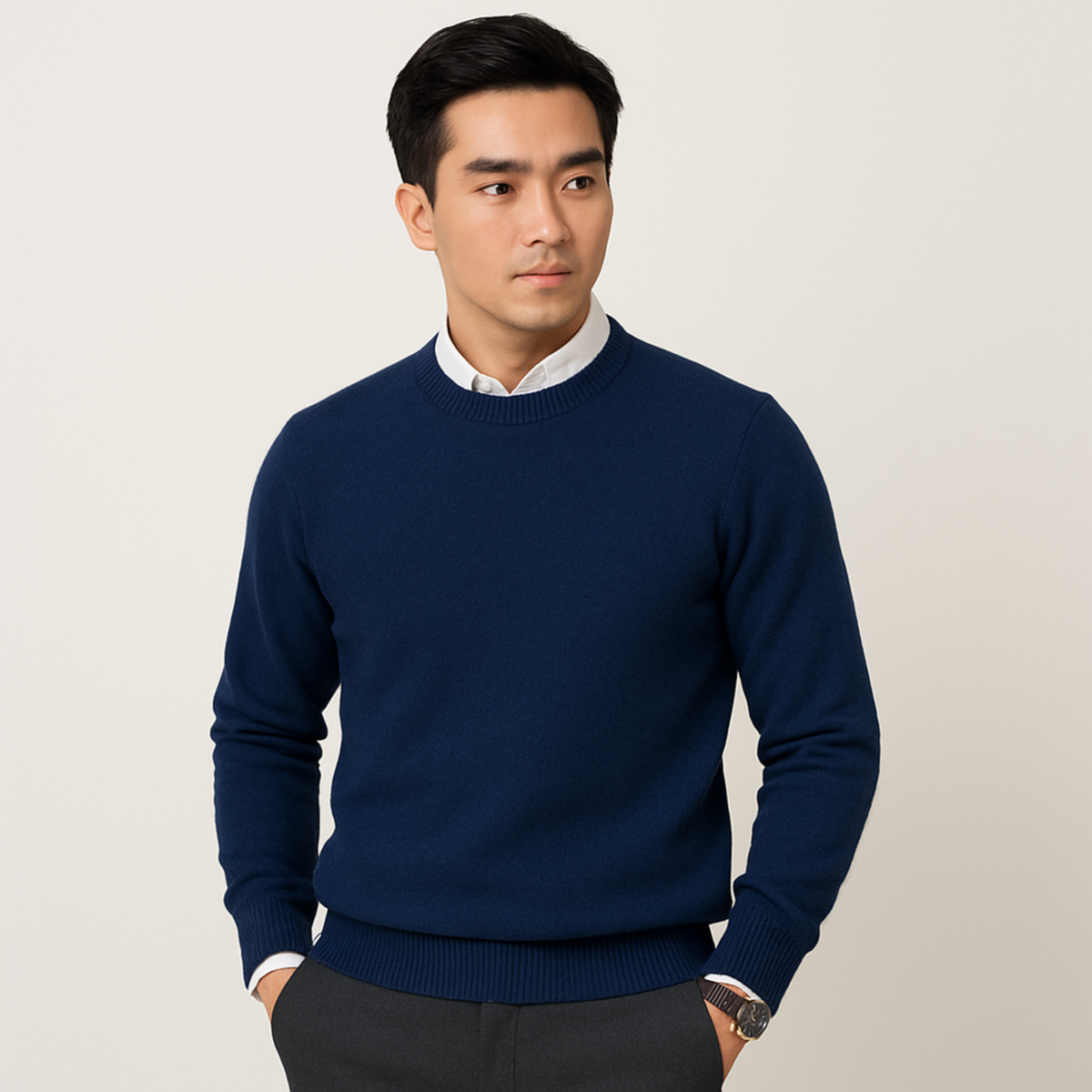 Comfortabele Heren Trui – Zacht, Warm & Tijdloos