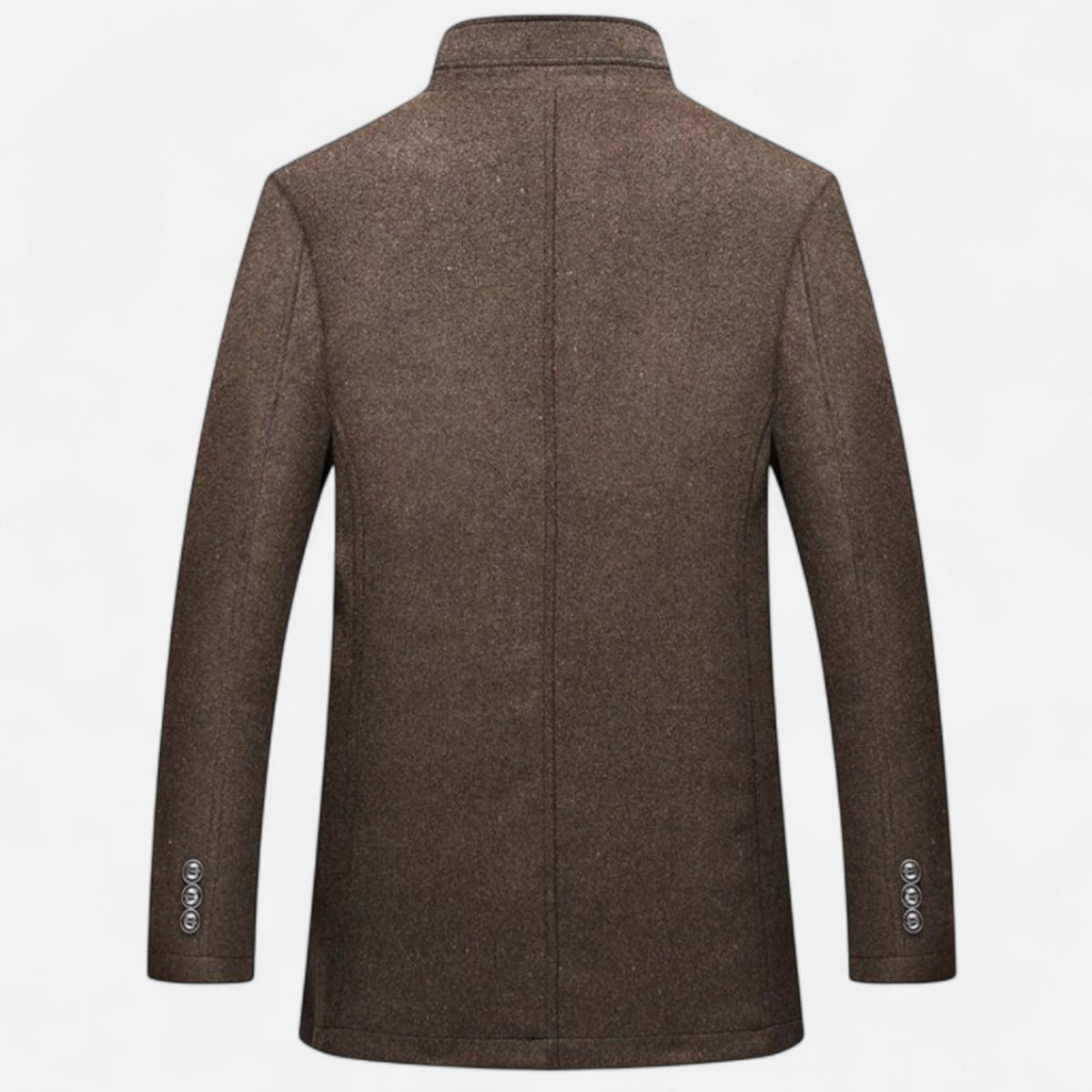 Heren Lange Overcoat Winter – Stijlvolle Klassieke Jas Heren Warm Slim Fit