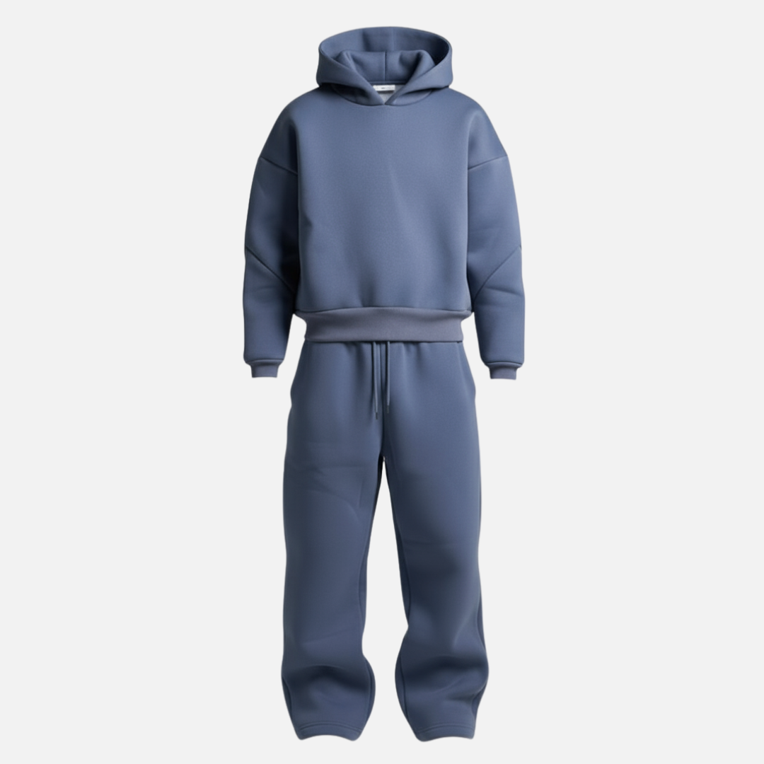 Heren Trainingspak Oversized - Hoodie en Joggingbroek Set, 2-Delig