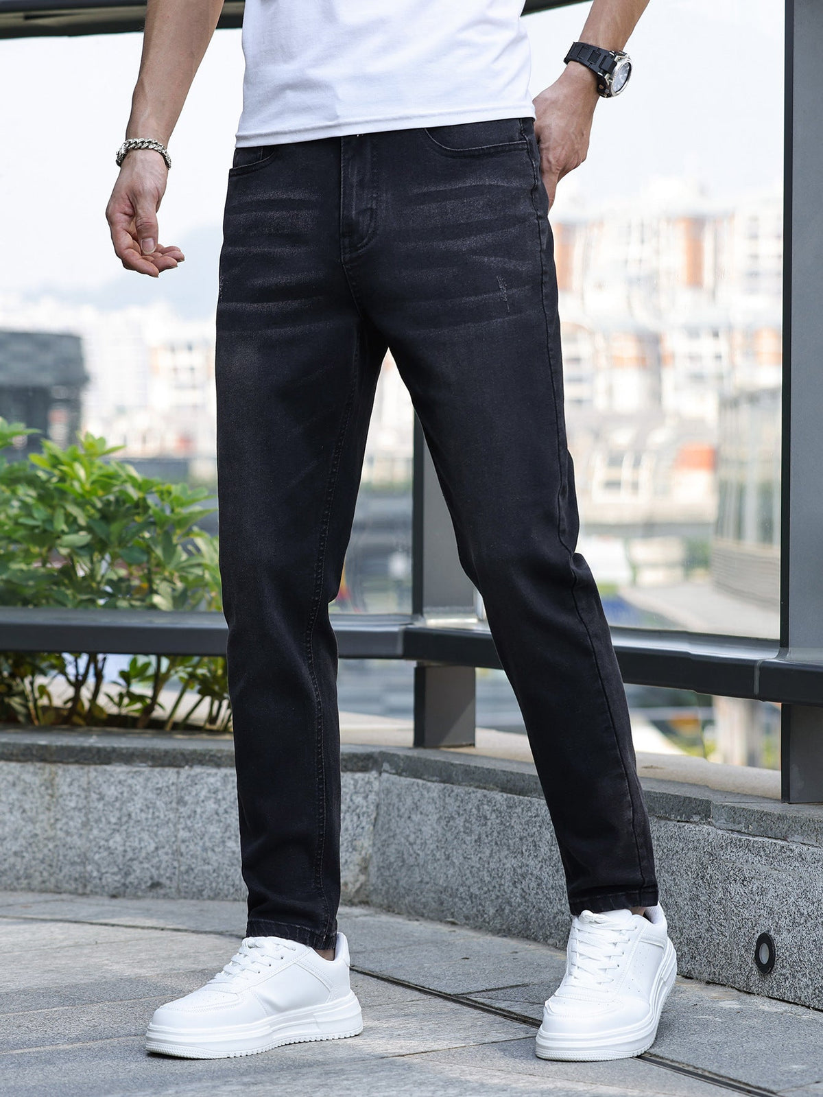 Jace – Heren Jeans Stretch Comfortabel Klassiek