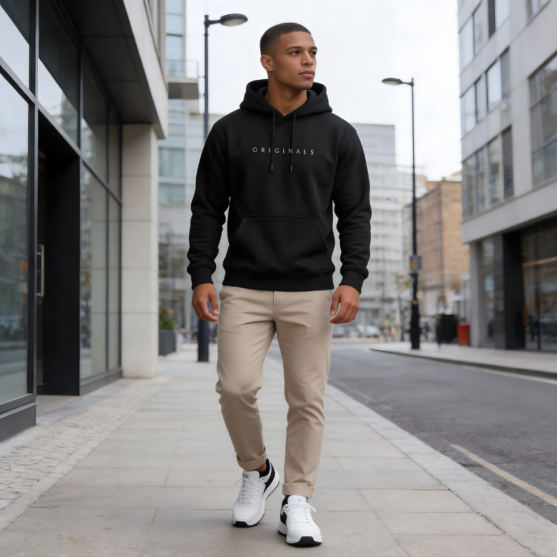 Heren Hoodie met Capuchon - Zachte Warme Sweater voor Najaar en Winter