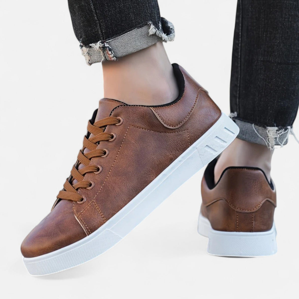 Heren Sneakers Veters Smart Casual – Antislip Comfort Schoenen