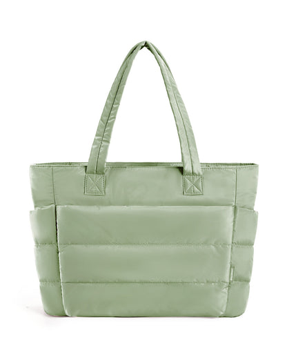 Dames Shopper Tas – Gewatteerde Schoudertas Licht & Ruim