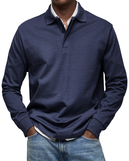 Levano – Heren Winterpolo Langemouw Klassiek Stijlvol