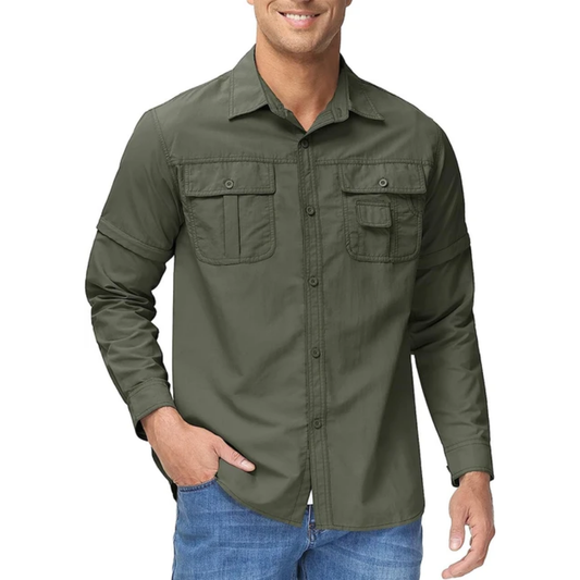 Dario – Outdoor Shirt Heren Afritsbare Mouwen Sneldrogend