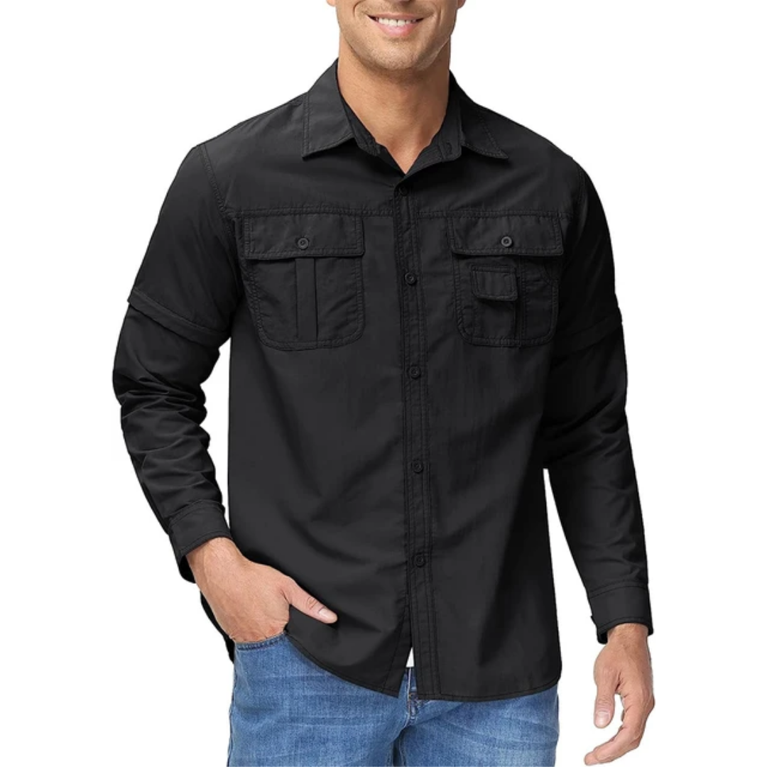 Dario – Outdoor Shirt Heren Afritsbare Mouwen Sneldrogend
