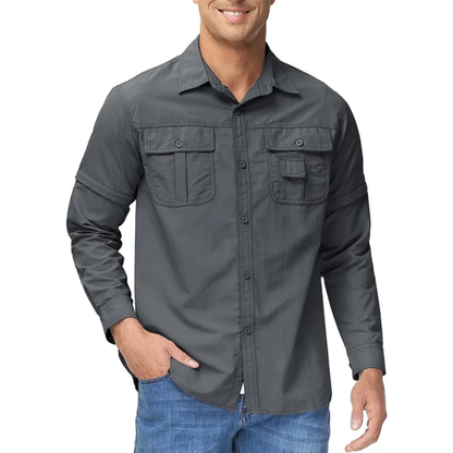 Dario – Outdoor Shirt Heren Afritsbare Mouwen Sneldrogend