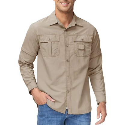 Dario – Outdoor Shirt Heren Afritsbare Mouwen Sneldrogend