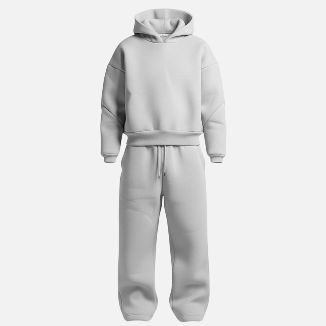 Heren Trainingspak Oversized - Hoodie en Joggingbroek Set, 2-Delig