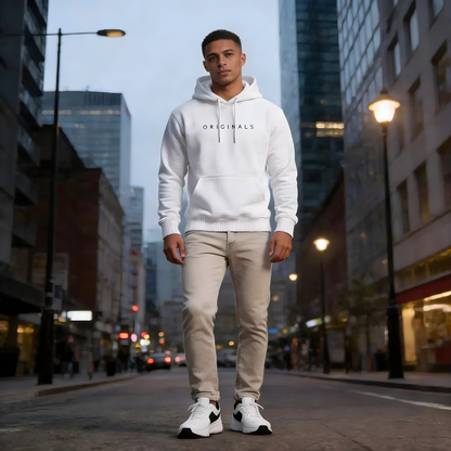 Heren Hoodie met Capuchon - Zachte Warme Sweater voor Najaar en Winter