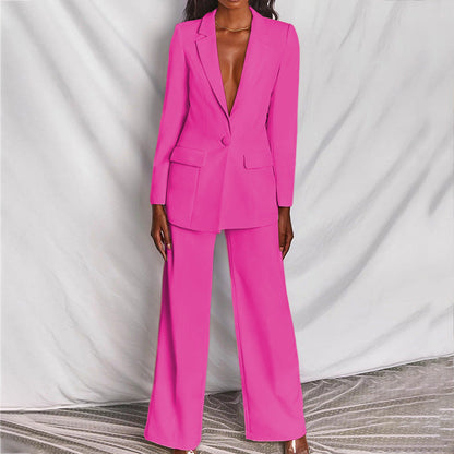 Alessandra – Dames Blazer & Pantalon Set Met Slank Silhouet en Tijdloze Businesslook