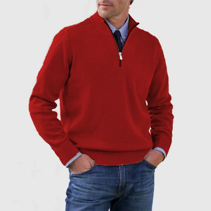 Reno – Half-zip Trui Heren Warme Regular Fit Stijlvol