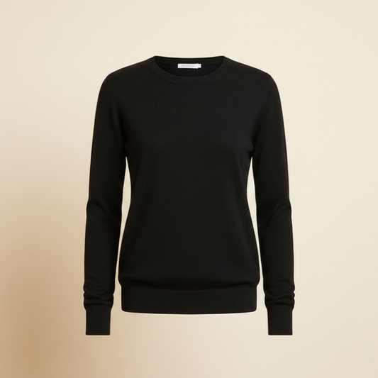 Dames Trui Ronde Hals Gebreide Trui Elegante Dames Trui
