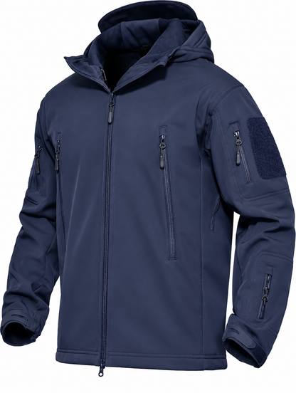 Heren Winddichte Outdoor Jas met Fleecevoering