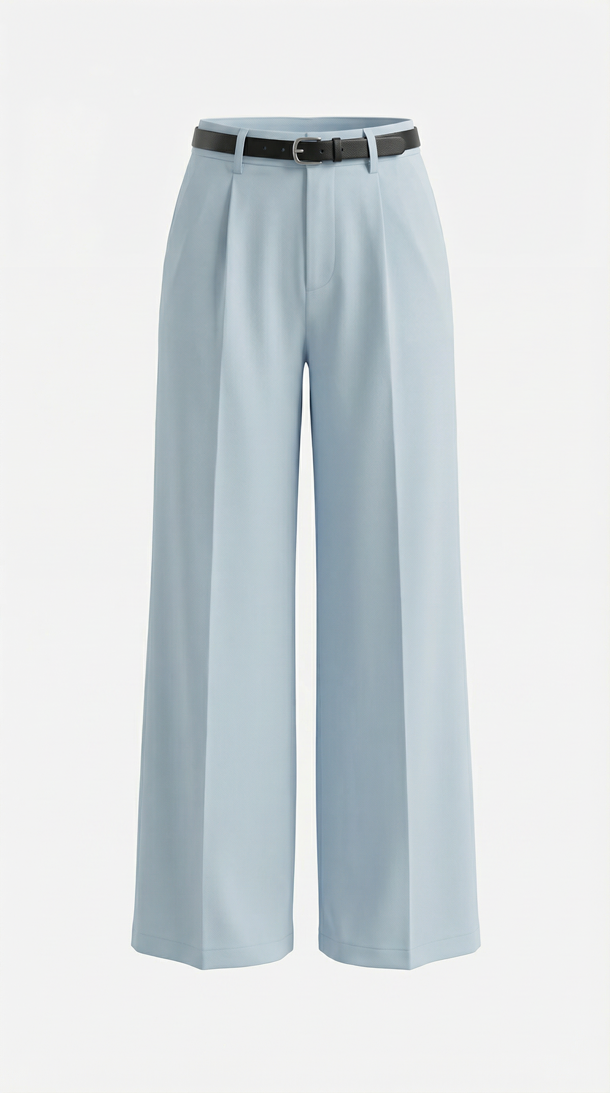Dames Wide Leg Broek – Hoge Taille Met Ceintuur