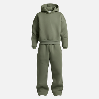 Heren Trainingspak Oversized - Hoodie en Joggingbroek Set, 2-Delig