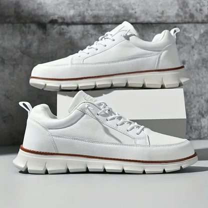 Heren Leren Sneakers – Lichtgewicht Draagcomfort