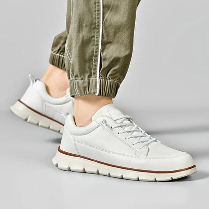 Heren Leren Sneakers – Lichtgewicht Draagcomfort