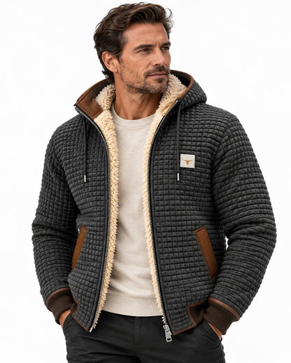 Heren Winddicht Fleece Jack met Capuchon
