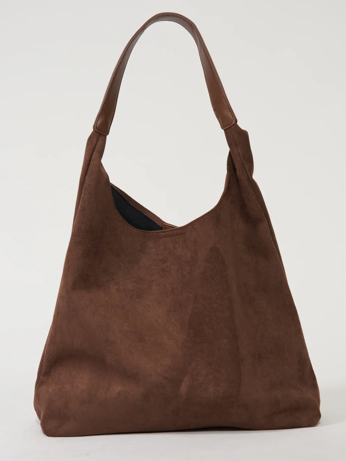Dames Schoudertas Set – Suède Look Tas Met Clutch