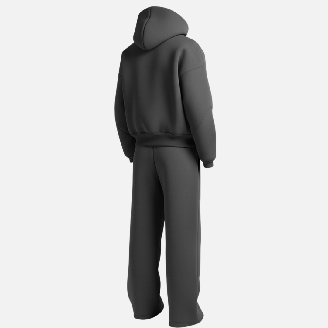 Heren Trainingspak Oversized - Hoodie en Joggingbroek Set, 2-Delig