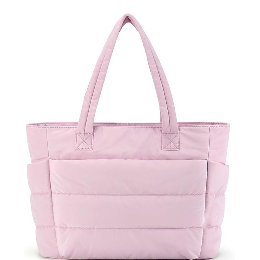 Dames Shopper Tas – Gewatteerde Schoudertas Licht & Ruim
