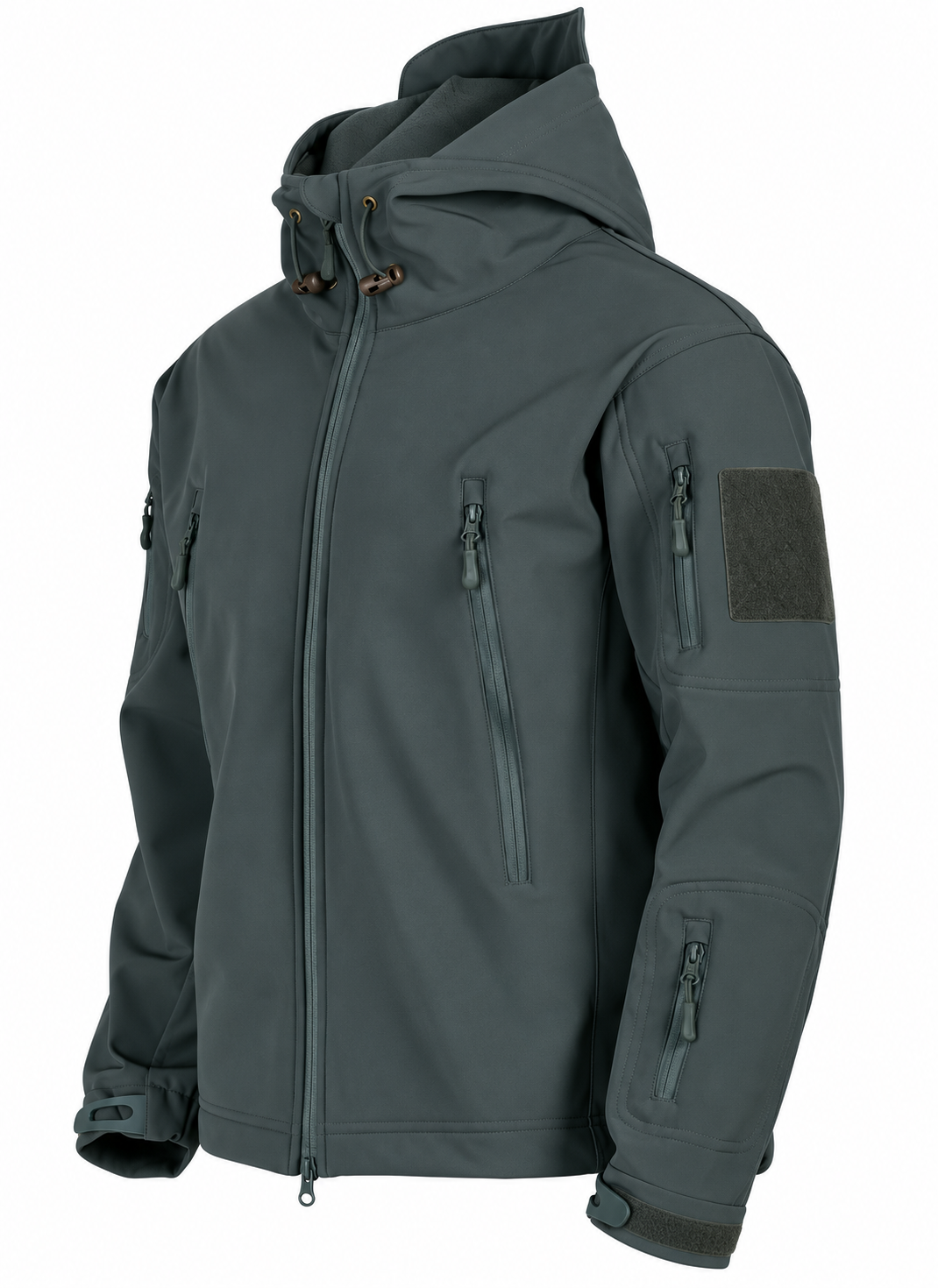 Heren Winddichte Outdoor Jas met Fleecevoering