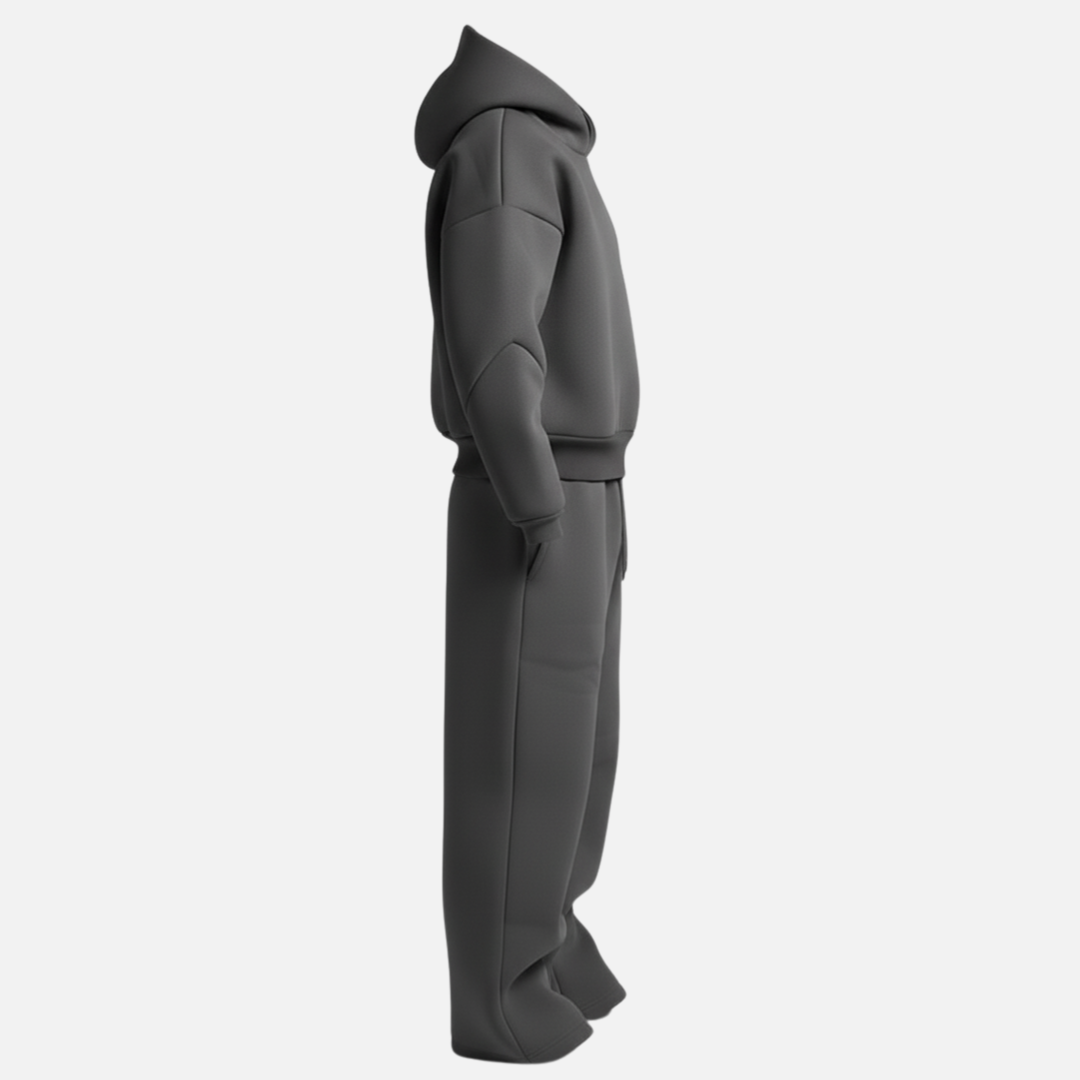 Heren Trainingspak Oversized - Hoodie en Joggingbroek Set, 2-Delig