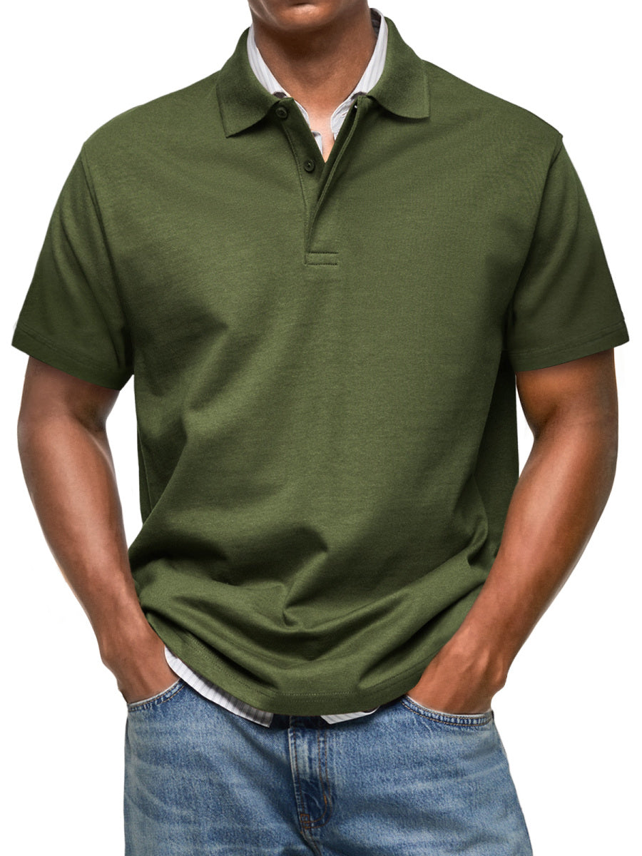 Heren Polo Shirt Korte Mouw Casual Poloshirt Heren Slim Fit