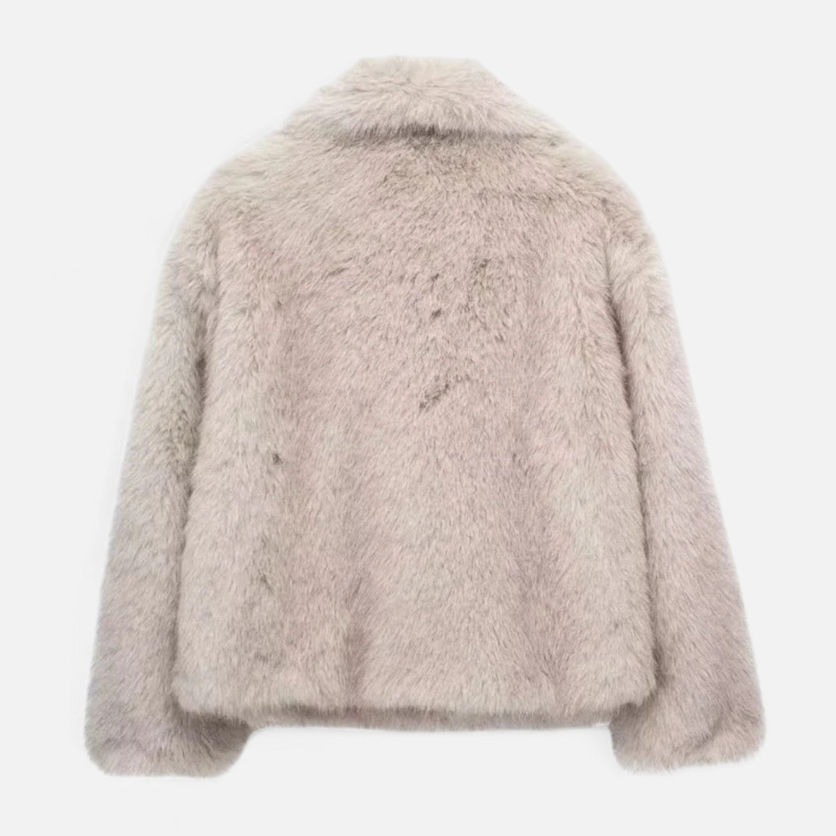 Dames Winterjas Elegant – Warme Fluffy Mantel
