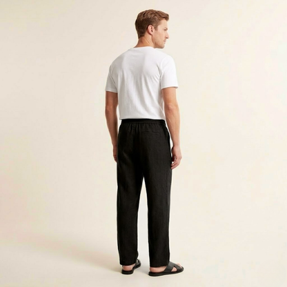 Cas – Linnen Broek Heren Zomer Luchtige Broek Heren Strandbroek Casual