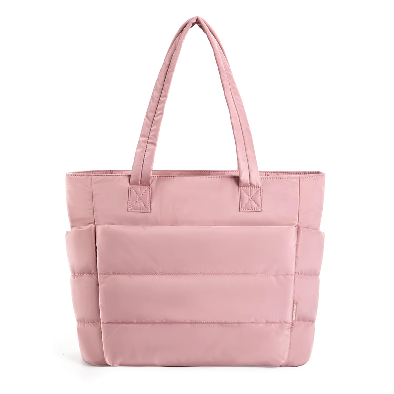 Dames Shopper Tas – Gewatteerde Schoudertas Licht & Ruim